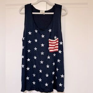 Free kisses Top red, white, and blue 🇺🇸 NWT